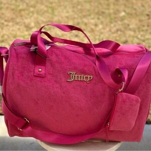 Juicy Couture Fuchsia Travel Bag